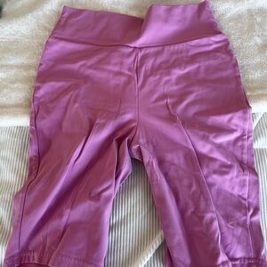 Pink High-Waisted Shorts